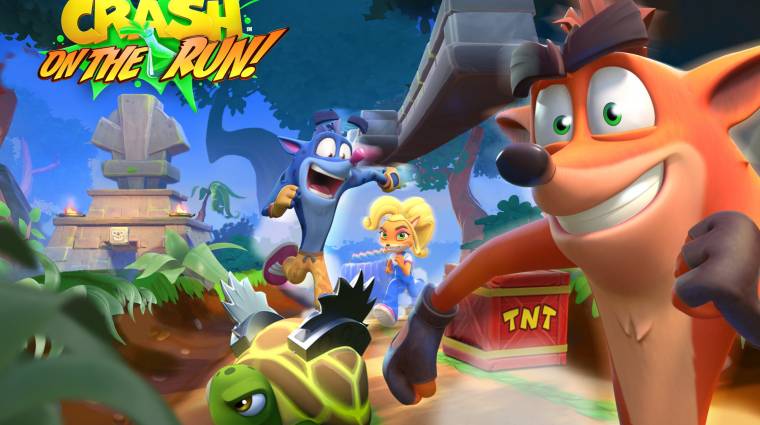 Megjelent a Crash Bandicoot: On the Run!, mobilon is lehetünk sávos bandikutok bevezetőkép