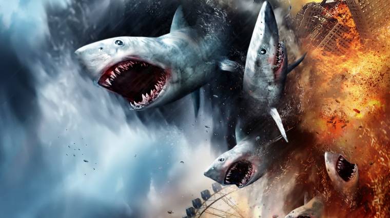 Napi büntetés: olyan trailert kapott a Sharknado 5, hogy a fal adja a másikat bevezetőkép