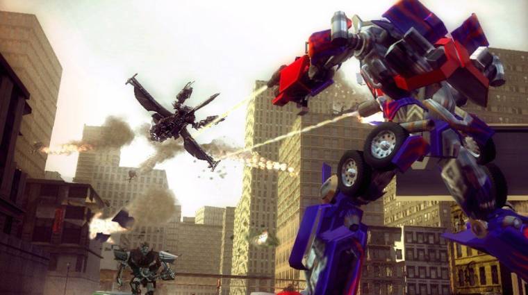 Transformers: The Game honlap átalakulás bevezetőkép