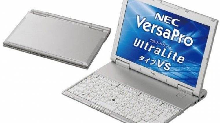 Szuperkönnyű NEC notebook bevezetőkép