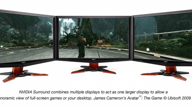 3D Vision Surround: Eyefinity-ellenfél az NVIDIA-tól kép