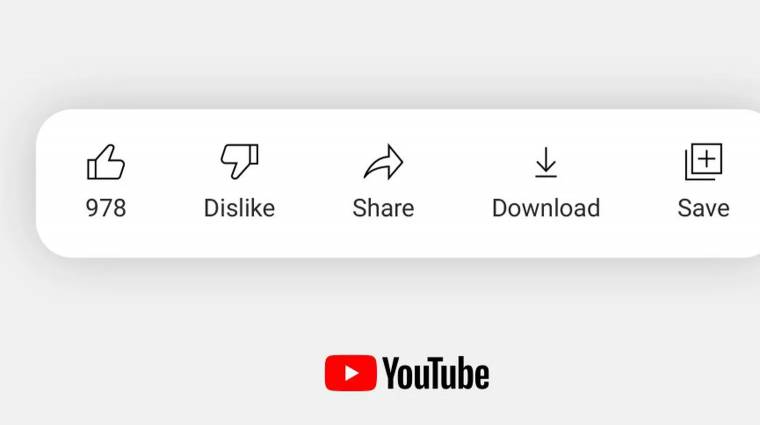 Mától inkább elrejti a dislike-okat a YouTube kép