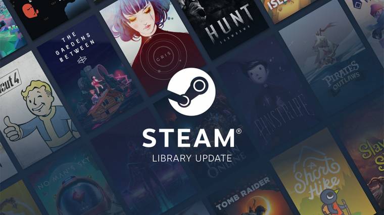 Már mindenkinek elérhető a megújított Steam könyvtár bevezetőkép