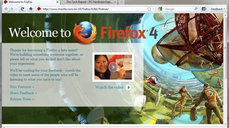 Firefox 4.0 - februárban érkezhet a végleges változat kép
