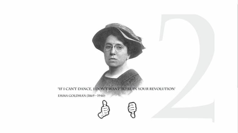 Emma Goldman a Lionhead teaser oldalának következő arca bevezetőkép