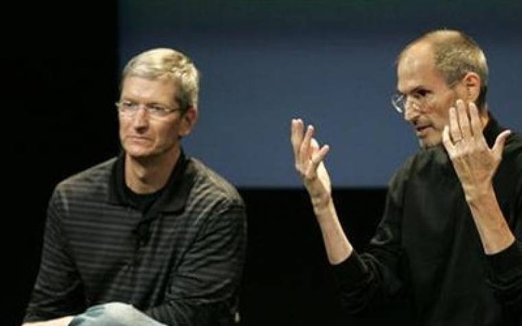Tim Cook és Steve Jobs