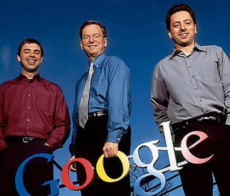 Google - Larry Page, Eric Schmidt, Sergey Brin