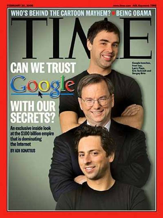 Goole CEO-k a Time magazin élén