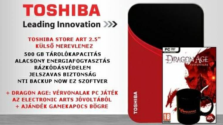 Toshiba Store Art és Dragon Age: Vérvonalak nyereményjáték bevezetőkép