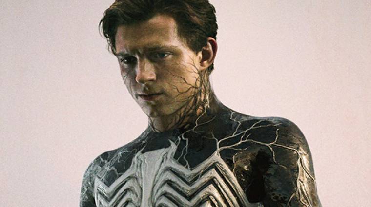 Így festene Tom Holland Pókembere a szimbióta ruhában kép