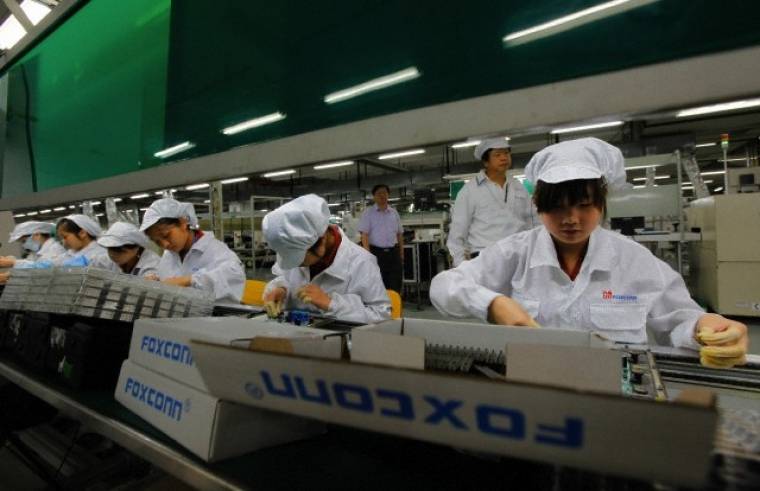 Foxconn gyártósor