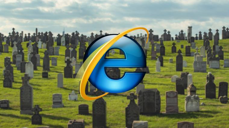 Eltemették az Internet Explorert - mármint szó szerint kép
