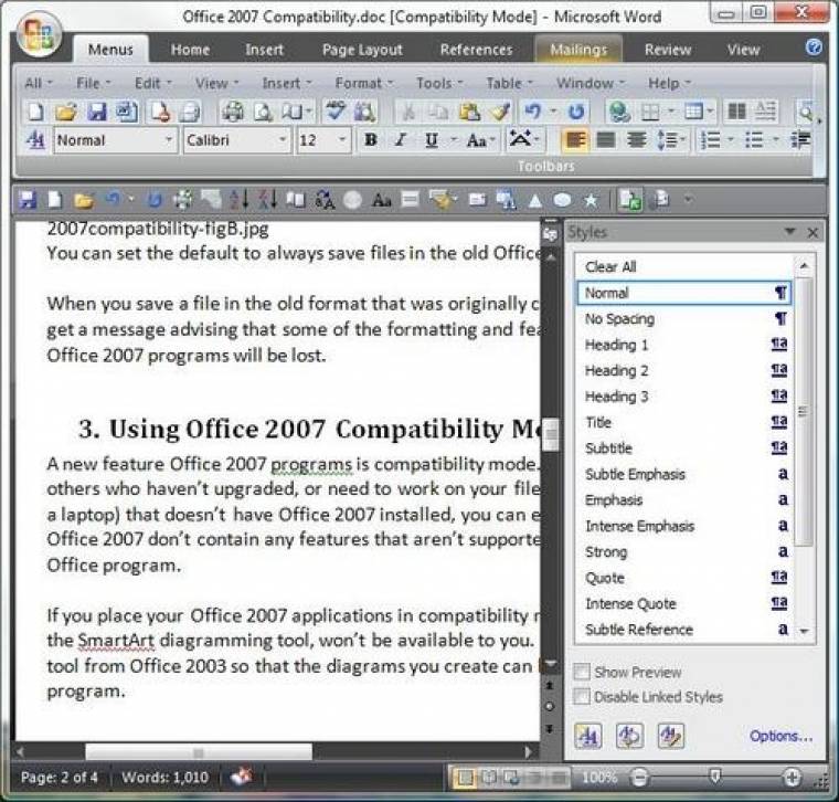 microsoft office 2007 compatibility csomag pro