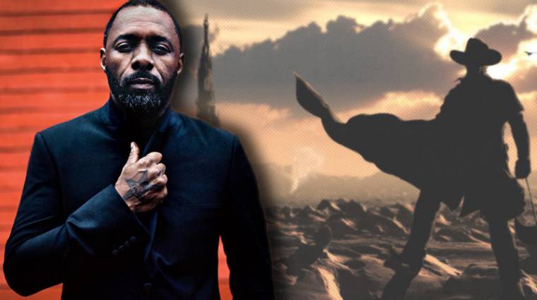 Lesifotón Idris Elba a Setét Torony forgatásán kép