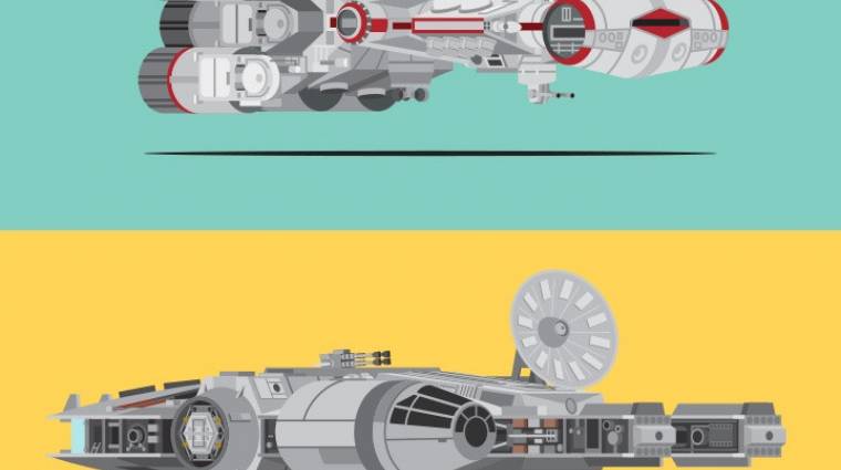 Egy poszteren az eredeti trilógia szinte összes Star Wars-járműve bevezetőkép