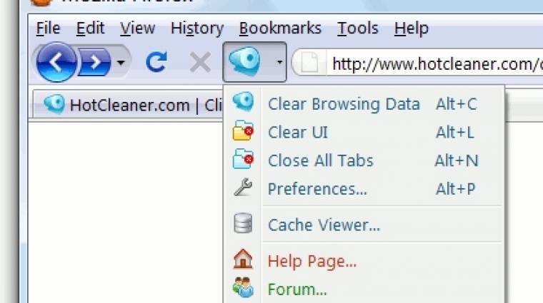 Napi tipp: Click&Clean - Firefox-előzmények törlésére kép