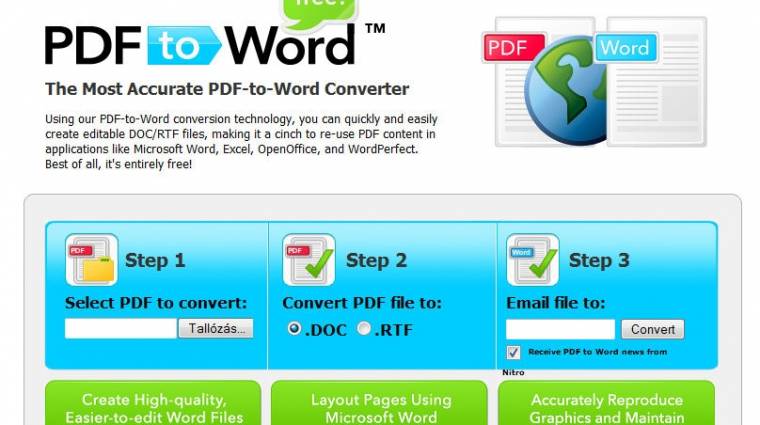 Napi tipp: PDF-ből Word-fájlt kép