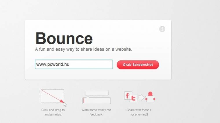 Napi tipp: Bounce - webfotók gyorsan kép