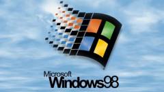 Az örök kedvenc: Windows 98 kép