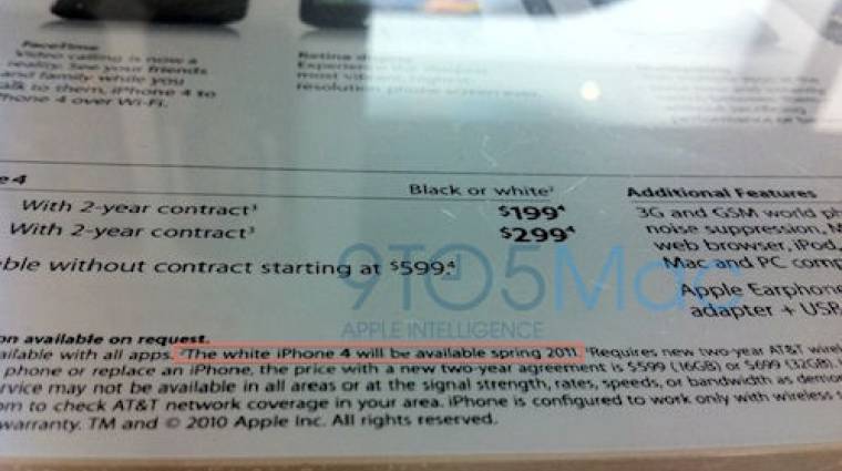 Mégis lesz fehér iPhone 4? kép