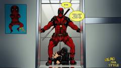 Napi büntetés: Deadpool kifestőkönyv kép