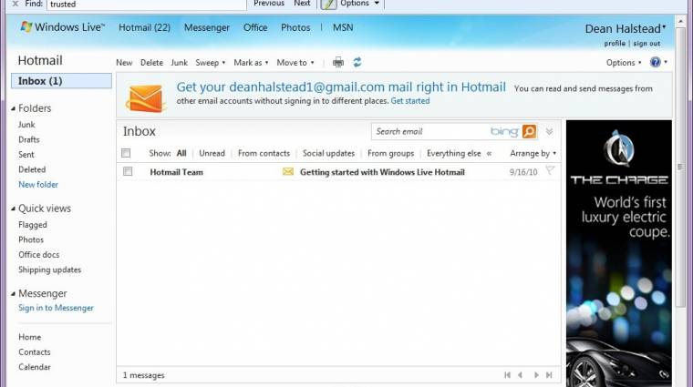 A Hotmailre kevesebb spam érkezik, mint a Gmailre kép
