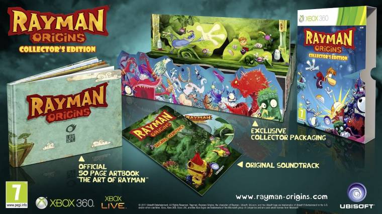 Rayman Origins - exkluzív gyűjtői kiadás Európának bevezetőkép