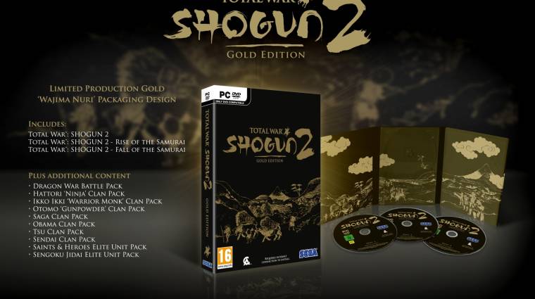 Aranyozott kiadást kap a Total War: Shogun 2 bevezetőkép