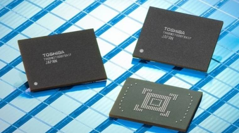 128 GB-os NAND Flash modul a Toshibától kép