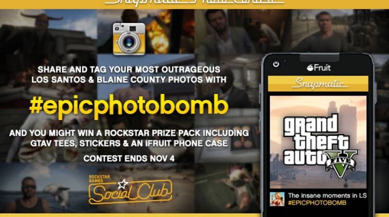 Grand Theft Auto V - photobomb verseny indult bevezetőkép