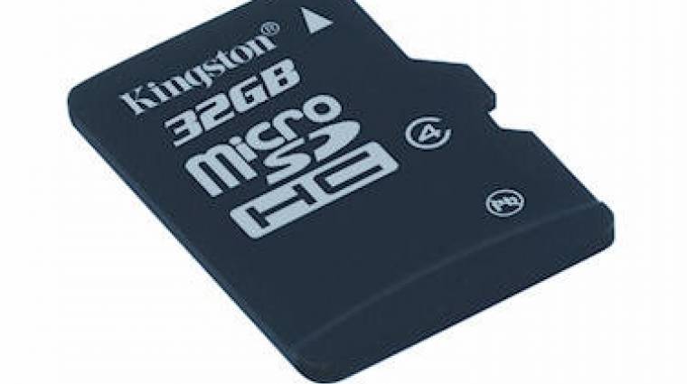 32 GB-os microSDHC a Kingstontól kép