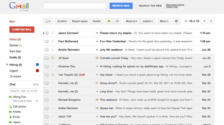 A Gmail is megújult - cél az egyszerűség kép