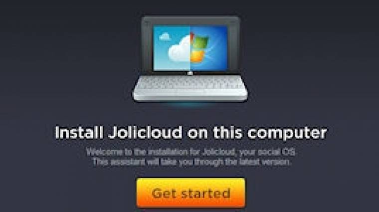 Jolicloud 1.0: netbookokra hangolva kép