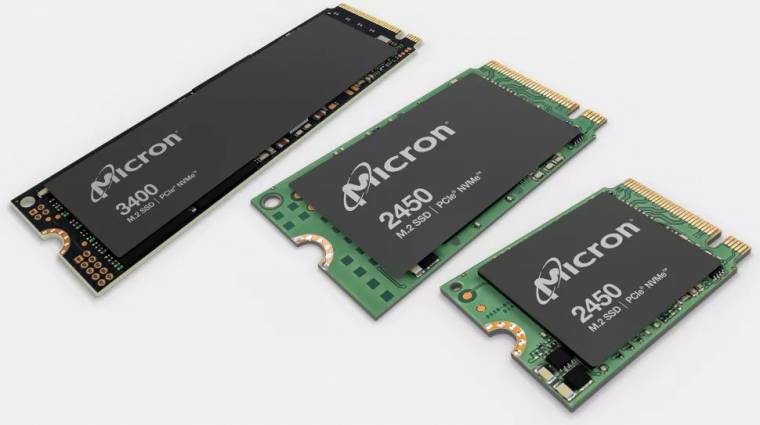 Bemutatkoztak a Micron első, otthoni felhasználásra szánt PCIe 4.0-s SSD-i kép