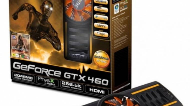 Zotac GeForce GTX 460 2 GB memóriával kép