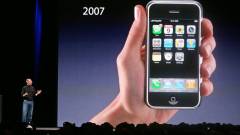 Így jelentette be 15 évvel ezelőtt Steve Jobs az első iPhone-t kép