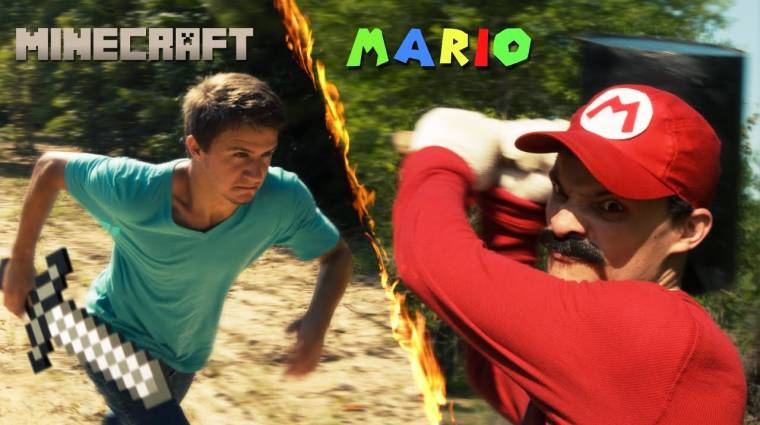 Mario vs. Minecraft Steve - ki nyerné a harcot? bevezetőkép