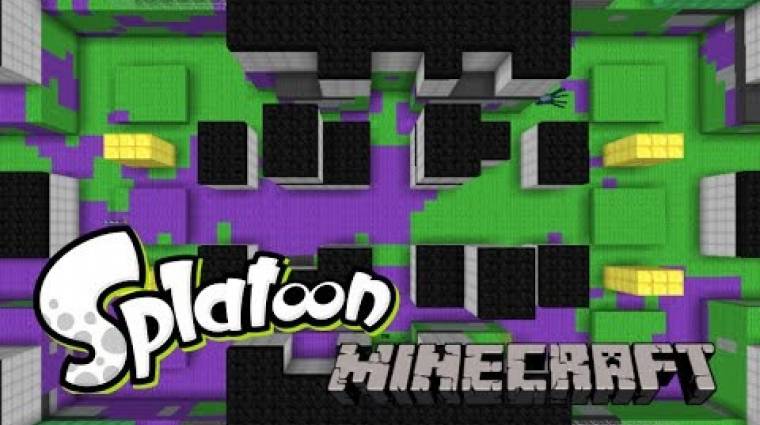 Minecraft - már Splatoont is játszhatunk benne bevezetőkép