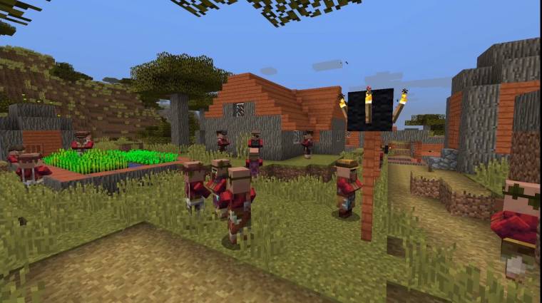 Minecraft - falusiakat és fosztogatókat hoz a következő frissítés bevezetőkép