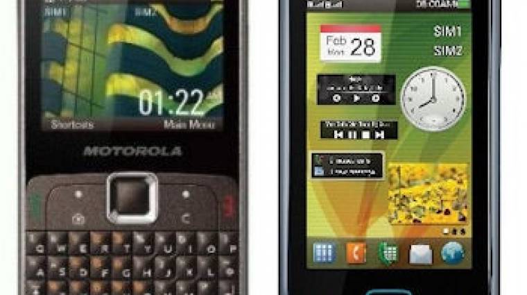 Jön a dupla SIM-es Motorola EX115 kép