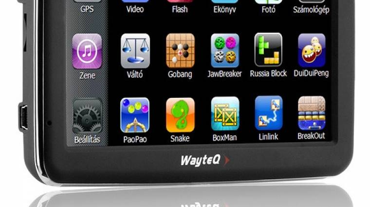 WayteQ X950 teszt: navigációban (is) erős kép