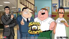 Balls of Glory - egy játékban az Archer, az Amerikai fater, a Family Guy és Bob burgerfalodája kép