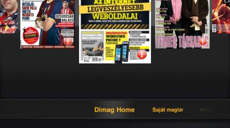 Dimag Reader for iPad: az első magyar digitális magazinolvasó kép