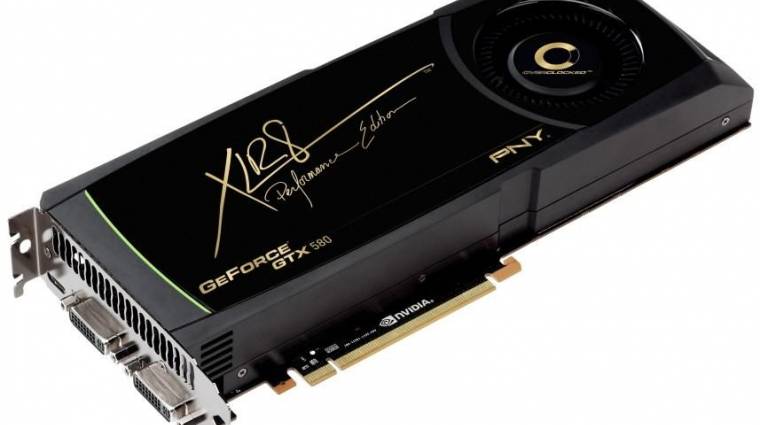 PNY GeForce GTX 580 XLR8 OC Európában kép