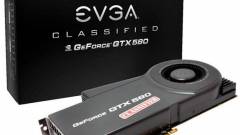 Érkezik az EVGA GeForce GTX 580 Classified kép