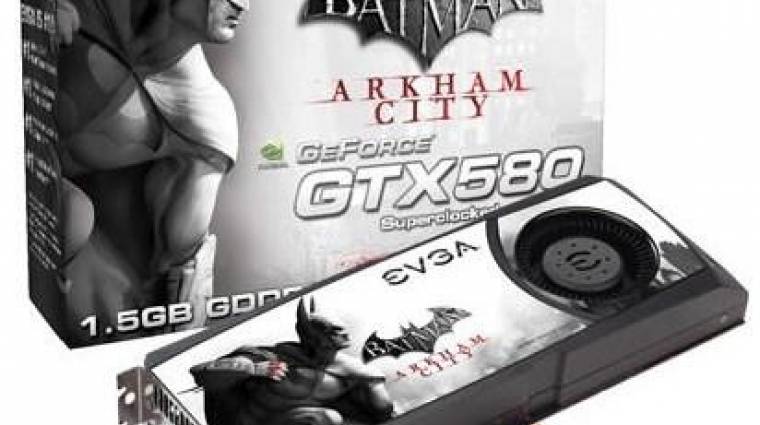 EVGA GeForce GTX 580 Batman: Arkham City témával kép