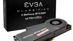 EVGA: frissült a GeForce GTX 580 Classified kép