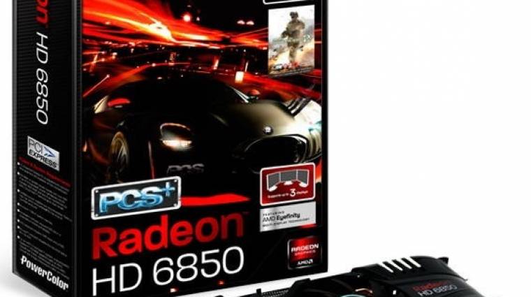 PowerColor PCS+ Radeon HD 6850 CoD: MW2-vel kép