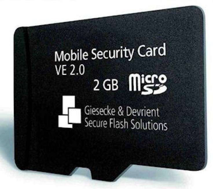 G&D Mobile Security Card VE 2.0