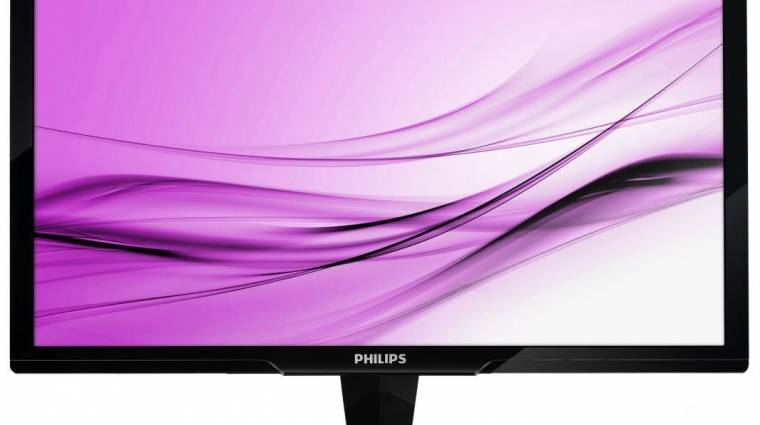 Vékony, LED-es monitor a Philips-től kép